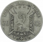 Belgien 50 Cents 1898 - Des Belges - Leopold II.